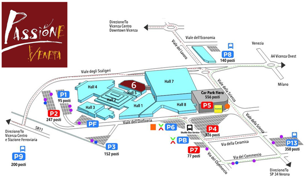 La mappa della Fiera